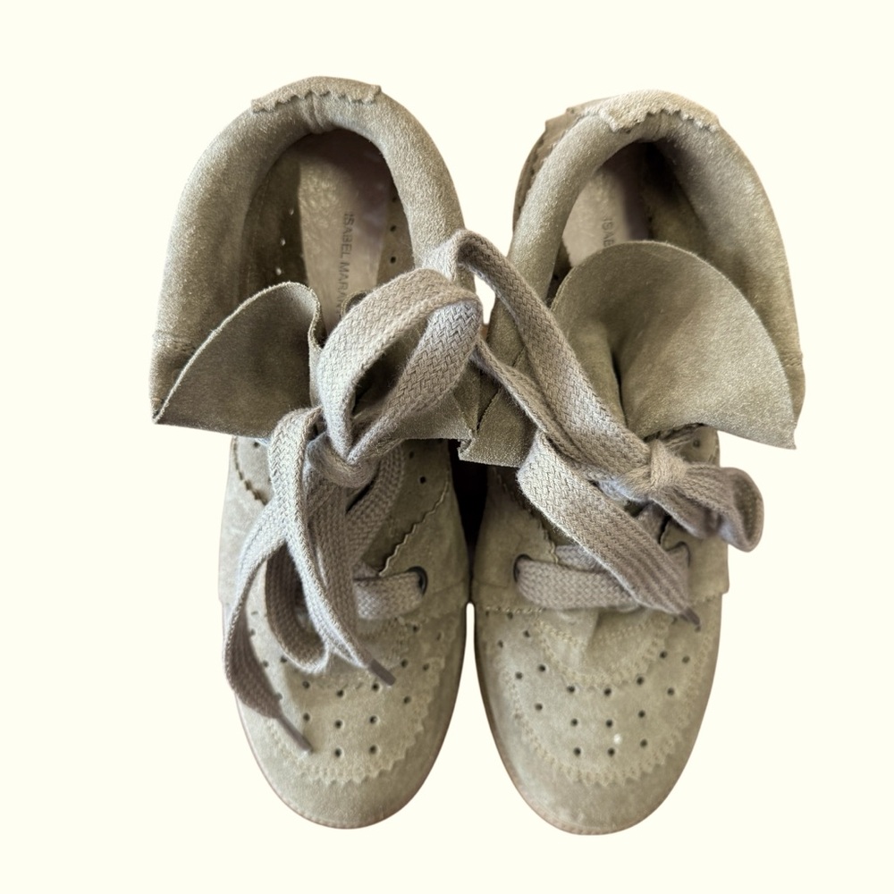 ISABEL MARANT BOBBY SNEAKERS bobby wedge sneakers women’s size 36 US 6 - Picture 9 of 9